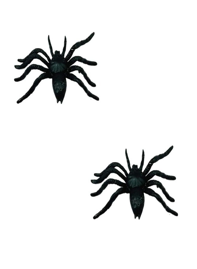 WAAOME Combo (2 Spider/Makadi Toyy + 2 Brown Lizard Toys) Real Looking Chipkali |Black Spider Toyy Fake toyy Insect Model Toy use Project (AB473) - Image 2